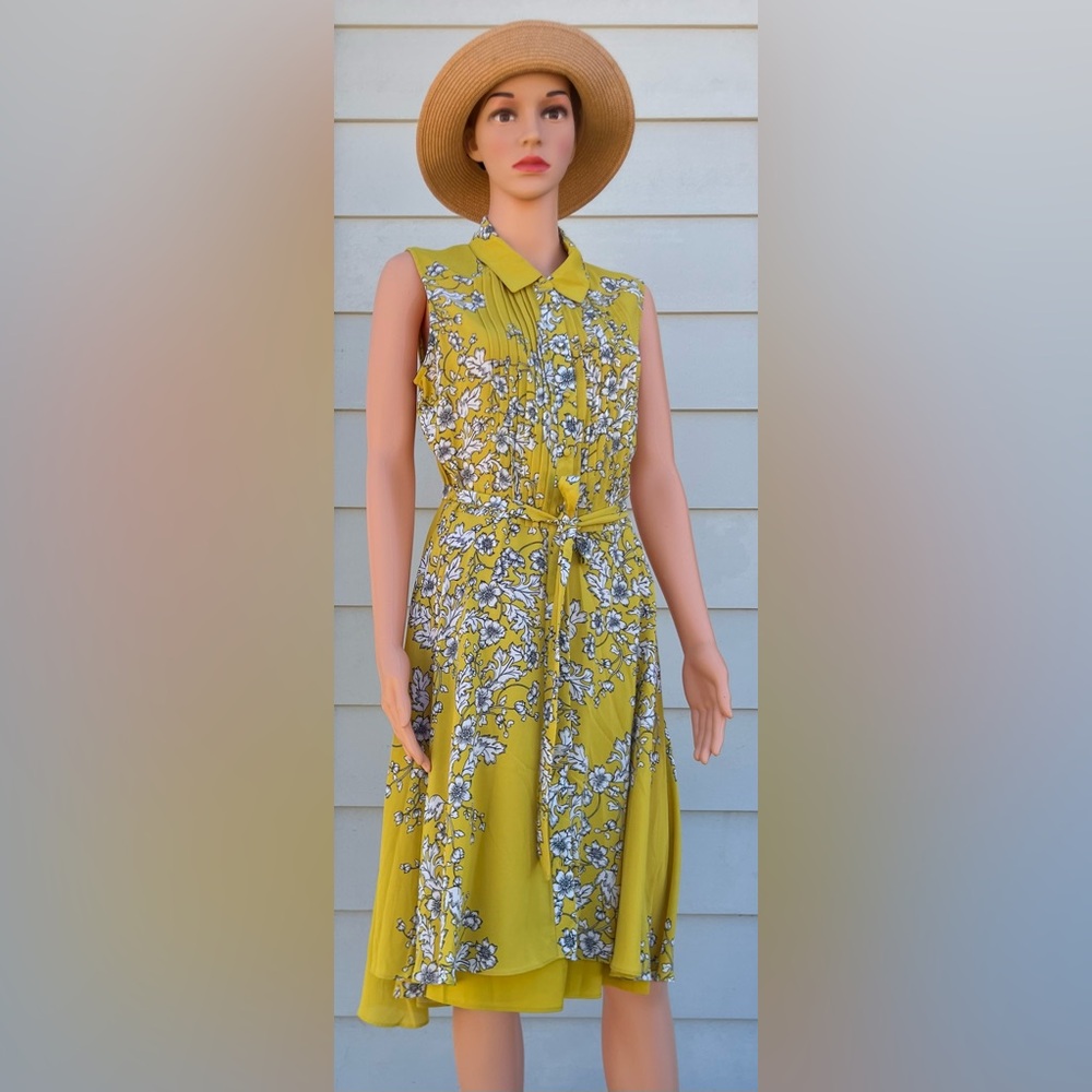 Nanette Lepore Yellow Floral Blouse